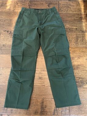 Men's Utility Cargo Pants in Forest Green